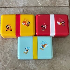 Disney parks bento boxes set of 3